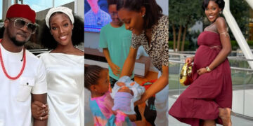 Paul Okoye’s shares lovely video of his new wife, Ifeoma, as they welcomed their new born baby to their family