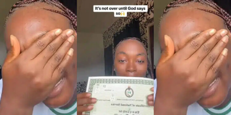 “You are going to get pregnant, you are not going to finish school” youth corperla celebrate and shared a heart touching story of  how a pastor made a prophesy for her years back after she finished her NYSC program. 