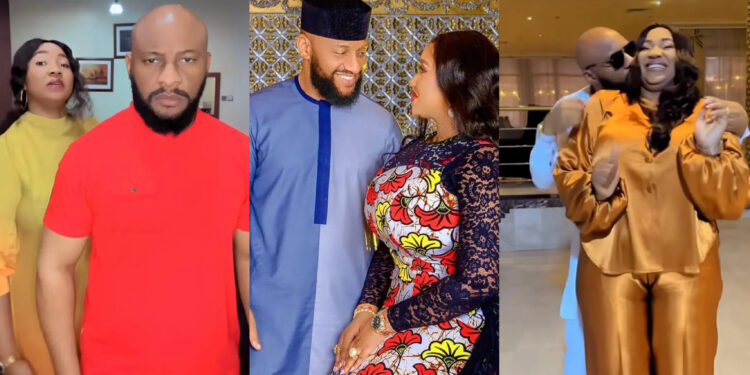 “If my posts offends you, hug transformer. If I post my wife one million times on my page, how does it concern You. You wey hide your marriage inside house you no still divorce? Your wife no leave you? Did you buy data for me or is she your wife?” Yul Edochie  Looses coolness as he called out his brother Linc, Edochie after he speaks on how his family feels about Yul’s second marriage in an interview. 