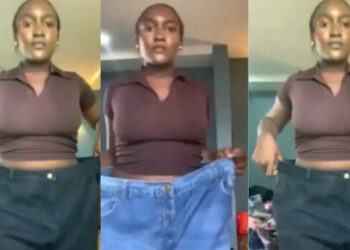 “them don go give am Sugar daddy Jeans ” – Reaction trails as Lady laments patronizing online vendor as she receives oversized jeans