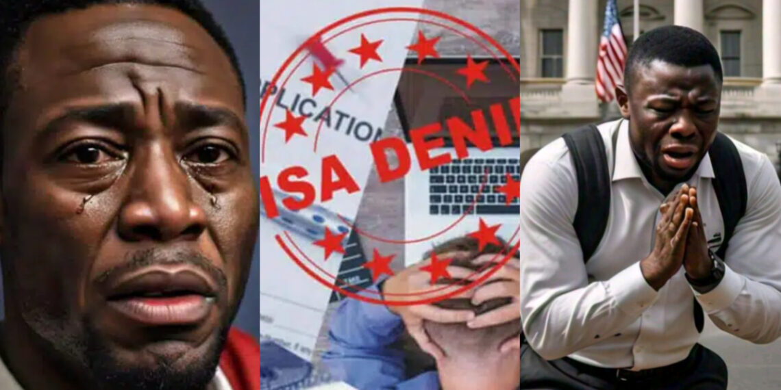 “me that use two hours cry for inside room after I used all my business money to process japa”  Man trends after mistakenly boarding bus to Ajah instead of Abule Egba, cries for hours after U.S. visa rejection.