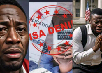 “me that use two hours cry for inside room after I used all my business money to process japa”  Man trends after mistakenly boarding bus to Ajah instead of Abule Egba, cries for hours after U.S. visa rejection.