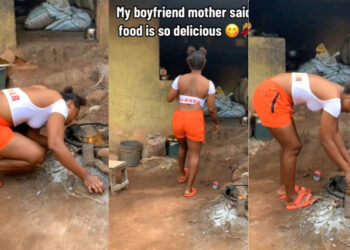 Congratulations to me I have pass the first test my boyfriend mother said my food is so delicious – Africa Lady celebrate as she pass her first test of being a wife.