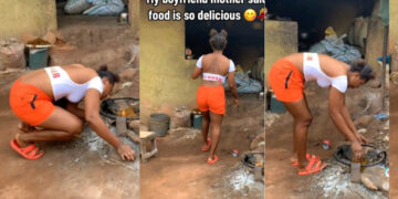 Congratulations to me I have pass the first test my boyfriend mother said my food is so delicious – Africa Lady celebrate as she pass her first test of being a wife.