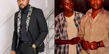 “Ur daughter is ur carbon copy, too much look alike” – Kolawole Ajeyemi stirs reactions as he shares epic throwback photo with Yinka Quadri