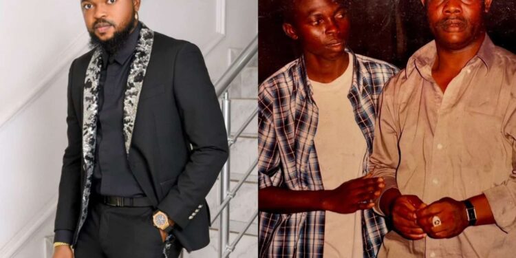 “Ur daughter is ur carbon copy, too much look alike” – Kolawole Ajeyemi stirs reactions as he shares epic throwback photo with Yinka Quadri