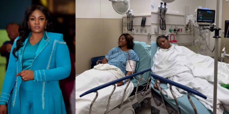 “I have been told by a Doctor that there’s nothing more we can do at this time”- Omotola Jalade cries out as she battles with unknown illness