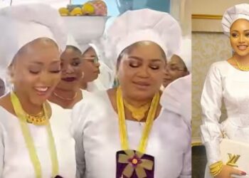 Regina Daniels and Mother Donate N2.5m to Celestial Church (Video)