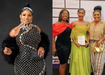 “My jewel of inestimable value. Thank you for making me proud ” – Iyabo Ojo appreciates daughter, Priscilla as she bags award amid fight with Very Dark Man