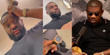 “Which kind temptation be this” – Actor William Uchemba shares the moment he makes an attempt to steal Don Jazzy Richard Mille Wrist Watch worth N646M (Video)