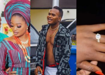 “She Said Yes”- Nigerian Content Creator Oluwadolarz Engages Longtime Girlfriend