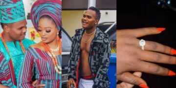 “She Said Yes”- Nigerian Content Creator Oluwadolarz Engages Longtime Girlfriend