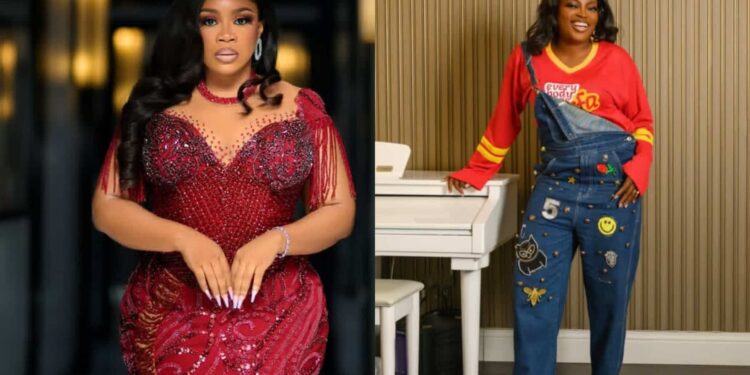 Wumi Toriola Hails Funke Akindele as a “Woman King” amidst her feud with Toyin Abraham