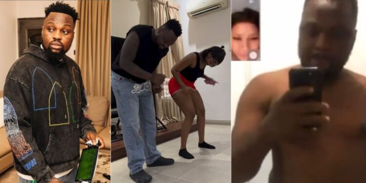 Egungun finally reacts after a video of him exposing his pr!vate p@rts to a lady got le@ked online 