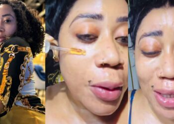 “U go turn albino very soon”- Concerns Raised Over Moyo Lawal’s Skincare Routine