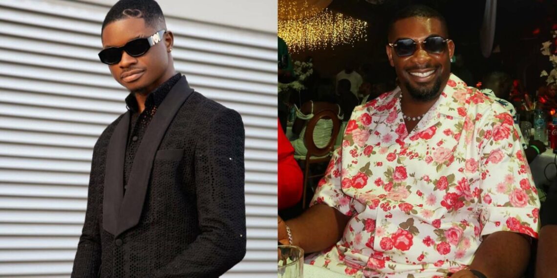 “This guy Grace too big ajeh”- Reactions as Don Jazzy gifts Ola of Lagos N20M