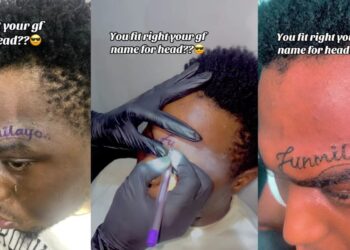 Man Gets Permanent Tattoo of Girlfriend’s Name to Prove His Love