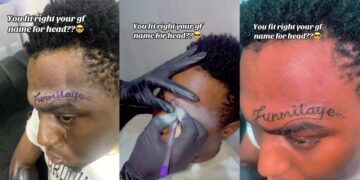 Man Gets Permanent Tattoo of Girlfriend’s Name to Prove His Love