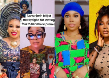 “Why Will You Invite Fola To Your Movie Premiere, Despite Everything She Did to my Husband, Mercy You’re wicked” – Lizzy Anjorin Blast Mercy Aigbe For Inviting her Husband Ex-Girlfriend Fola to her Movie Premier 