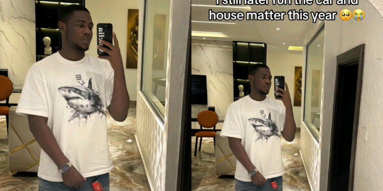“I still later run the car and house matter this year” – Nigeria big boy celebrate as he acquired his dream house and car just before the ending of 2024