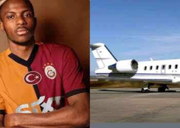 Nigerian number 9 striker, Victor Osimhen&nbsp; reportedly acquired a private jet.