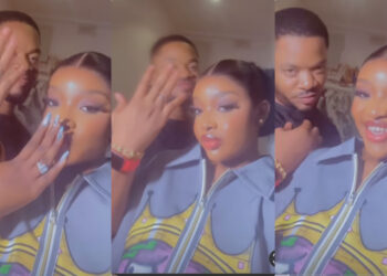 “I’m getting married to the man I met on my way to see my ex bf” lady spills as she shares adorable Closeup video with fiancee. 