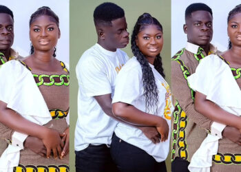 He is finally out of the market. Lady spills as she shares a Closeup Photo with her man. 
