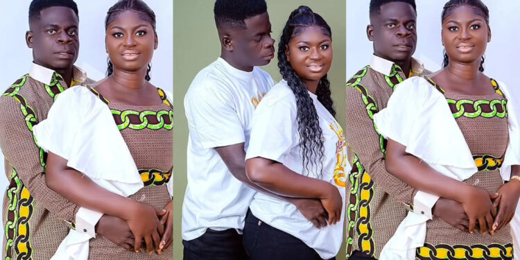 He is finally out of the market. Lady spills as she shares a Closeup Photo with her man. 