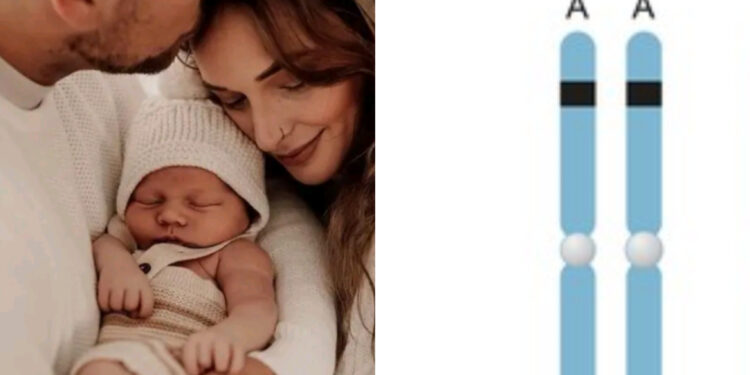 Congratulations rains as AS genotype couple welcome AA baby in UK