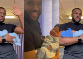 Nollywood actor, Williams Uchemba, and his wife, reportedly announce the arrival of their second child together.