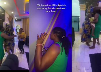 in a Heartwarming Réunion, Daughter Surprises Her Mom in Nigeria with a surprise visit After 3 Long Years Away in the US