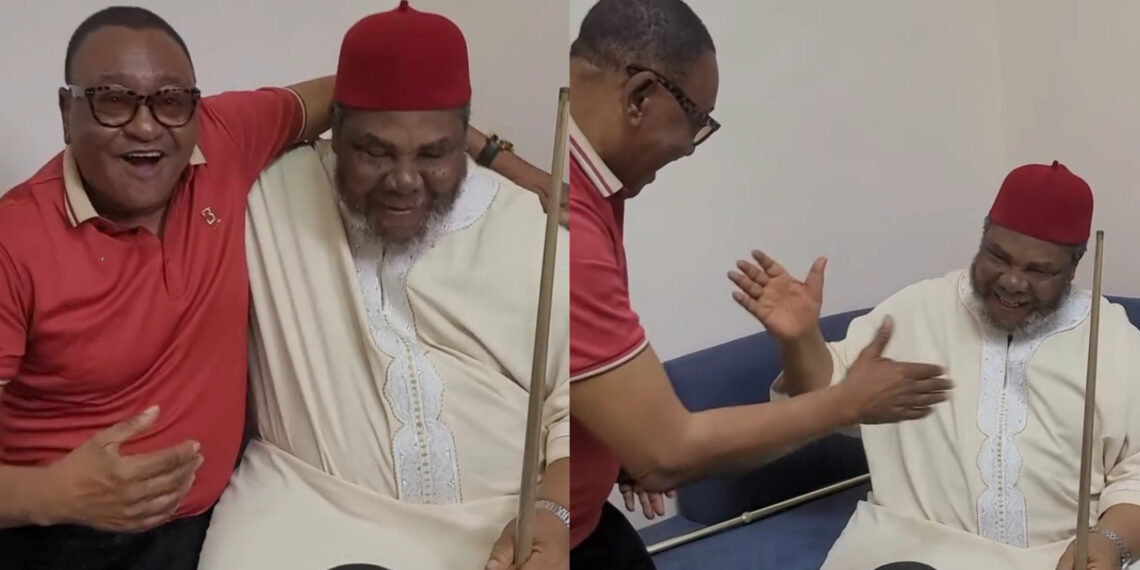 “two great Legend” —Fans React as Jide Kosoko expresses joy as he reunites with Pete Edochie after 12 years