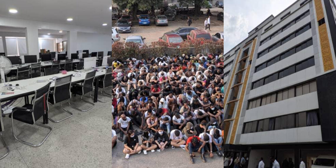 EFCC Makes Historic Arrest of 792 Cryptocurrency and Romance Scammers in Lagos