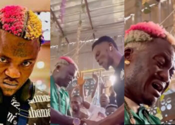 Portable has turn a strong Christian as he was seen in a viral video sharing tears of a born again during a deliverance session with a Pastor.