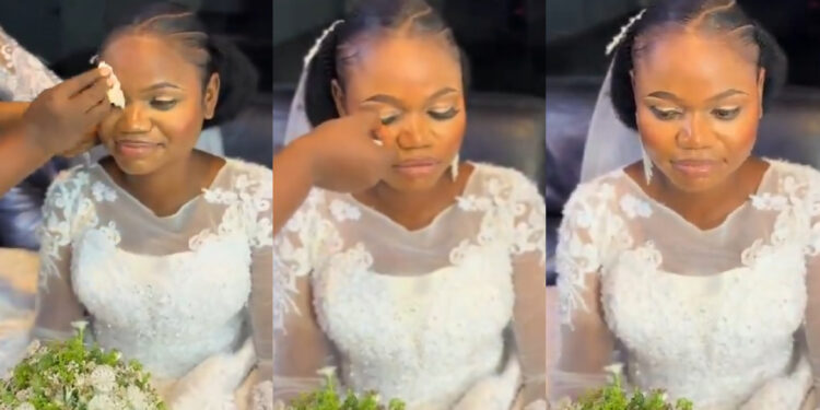 Drama in church, as pastor requested that the bride remove her makeup on her wedding day. Before she can be Wed.