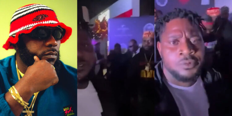 “You even put your hand for my shoulder for support to kick my phone” hilarious reactions trailing after Odumodublvck shows his kungfu skills with a fan phone, when trying to record a video with him.