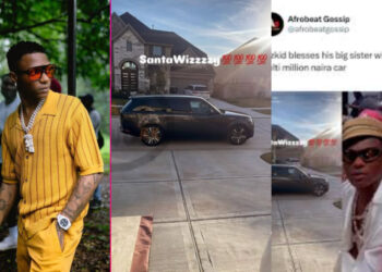 Wizkid Blesses His Sister with a New Whip