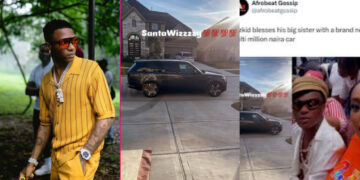 Wizkid Blesses His Sister with a New Whip