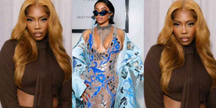 While are we listening to gospel songs on the way to club-Tiwa Savage And Toke Makinwa slam Driver For Playing Worship Songs While Taking Them To Nightclub