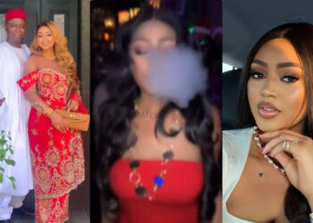 “Young wild and married” Regina Daniels wrote as Shows Off Her other Wild Side, Puffing Smoke At A Nightclub on a vacation in abroad