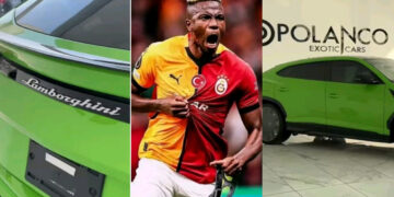 Victor Osimhen didn’t give up, as he round up the year in exotic style with the acquisition of a 2022 Lamborghini Urus.