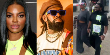 “Who una wan come leave Nigerian girls for” – Reactions as famous singer, Timaya and American reality star, Brooke Bailey are spotted together, days after Burna Boy flew Chloe Bailey into Lagos