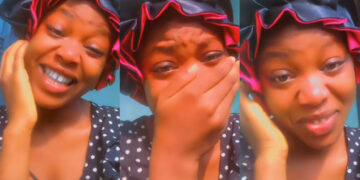 “My parents give birth to me and my sister.Just the two of us and now my mum is gone my dad is gone my sister is gone just me on dis earth” mix feelings trials as a video of a lady without parents trends sharing emotional tears and grief asking those with parents how do they feel right now, having their parents by their side who can always check on them most expecially in this festival season.