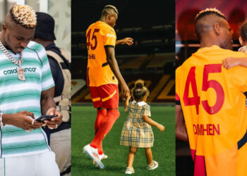 Nigeria and Galatasaray professional striker Victor Osimhen celebrates her daughter on her birthday. 