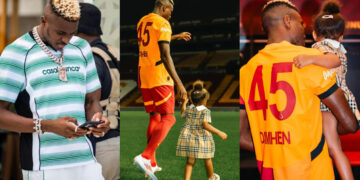 Nigeria and Galatasaray professional striker Victor Osimhen celebrates her daughter on her birthday. 