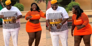“Please stop it Most of Y’all are bodyshaming people that didn’t create themselves” hilarious reactions trails as popular dancer “Tokunbo” create a trending dance video with her biological brother. 