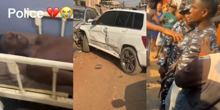 Man cries out after a car of N27million he recently bought was vandalized by police less than 24 hours after purchase, sparking conversations and demands for justice.