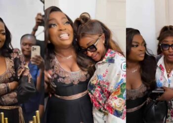 “She taught me how to save”- Funke Akindele and Ini Edo Rekindle Friendship at Nancy Isime’s Birthday Party