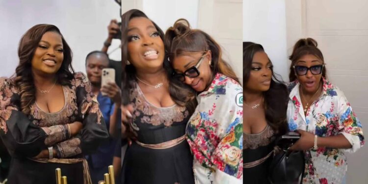 “She taught me how to save”- Funke Akindele and Ini Edo Rekindle Friendship at Nancy Isime’s Birthday Party