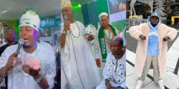 Portable crowned King of Street in Ondo traditional ceremony (Video)